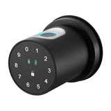 Graffiti Bluetooth smart fingerprint password wooden door card swipe ball lock