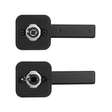 Wooden door graffiti single tongue fingerprint password handle lock Bluetooth all intelligent lock